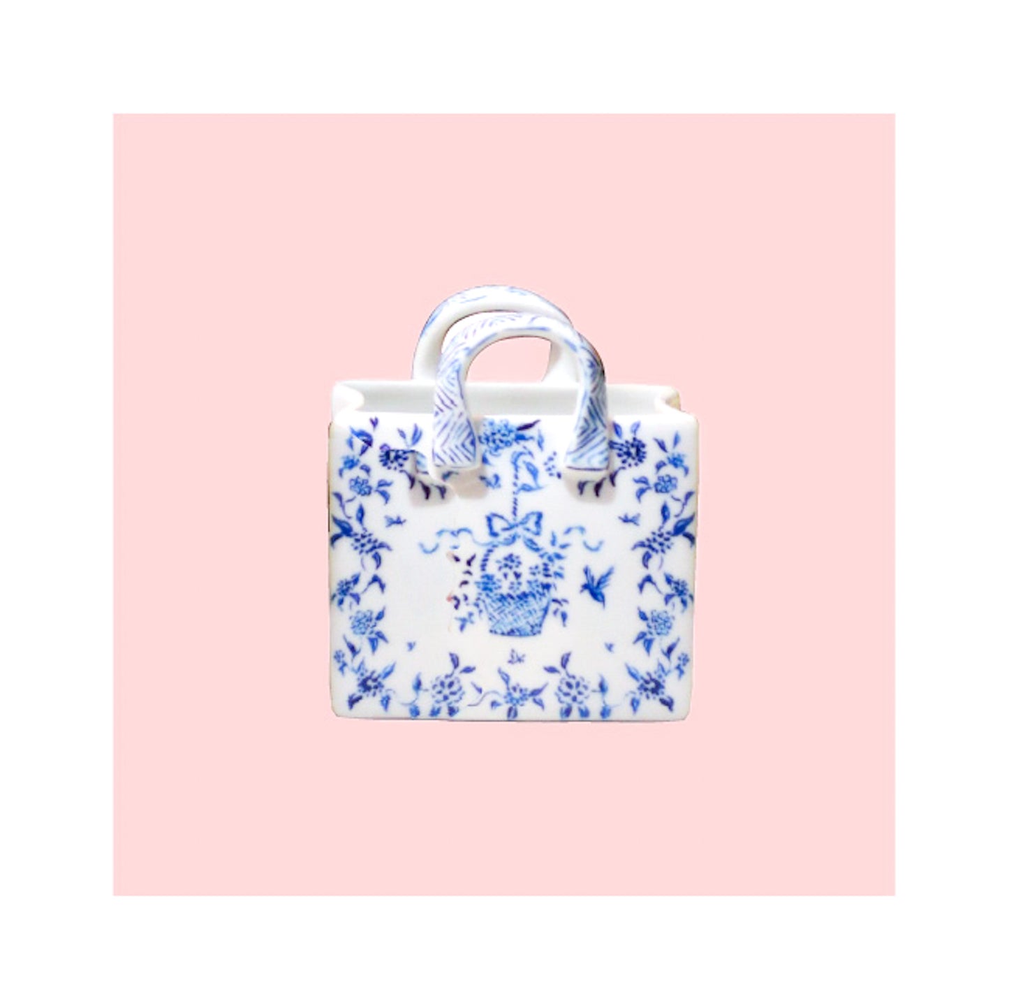 Hand-painted Porcelain Purse