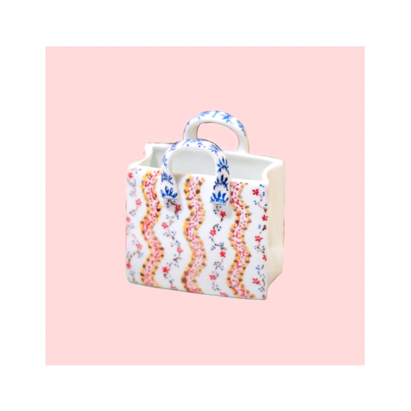Hand-painted Porcelain Purse