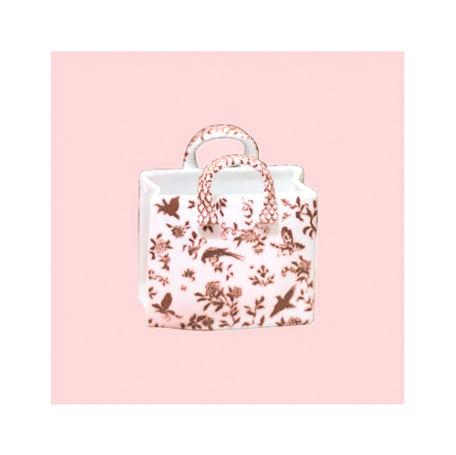 Hand-painted Porcelain Purse
