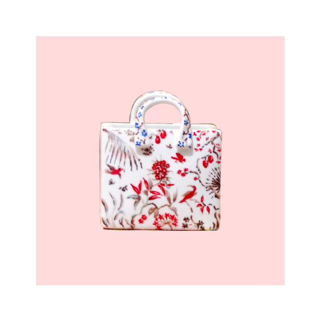 Hand-painted Porcelain Purse